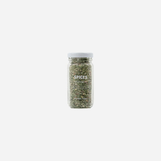 Spices, garlic, parsley & red bell pepper