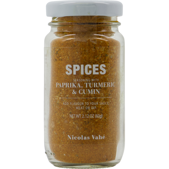 Spices, Paprika, turmeric & cumin