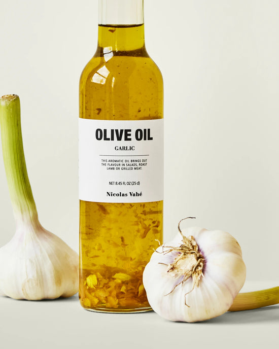 Olive oil with garlic