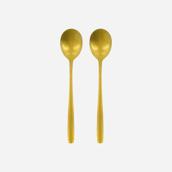 Spoons, NVDaily, Antique gold finish