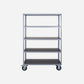 Shelving unit w. 4 wheels, NVTrolley, Grey