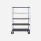 Shelving unit w. 4 wheels, NVTrolley, Grey