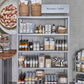 Shelving unit w. 4 wheels, NVTrolley, Grey