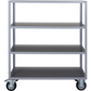 Shelving unit w. 4 wheels, NVTrolley, Grey