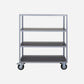 Shelving unit w. 4 wheels, NVTrolley, Grey
