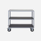 Shelving unit w. 4 wheels, NVTrolley, Grey