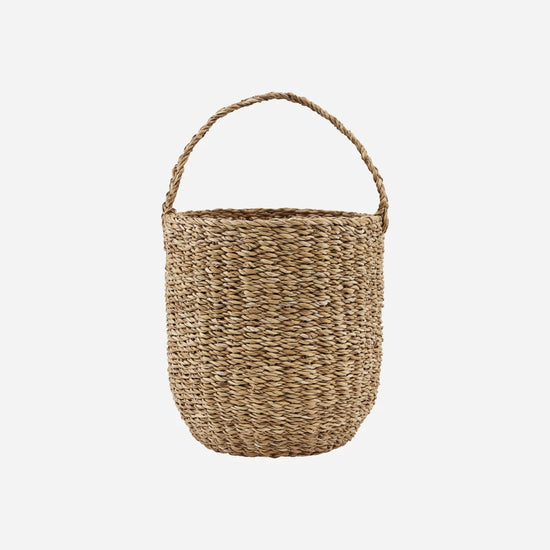 Basket, NVUse w. handle, Natural