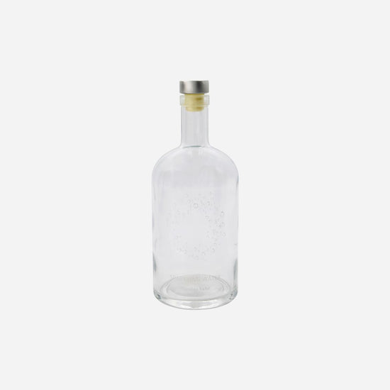Bottle w. lid, NVSparkling, Clear