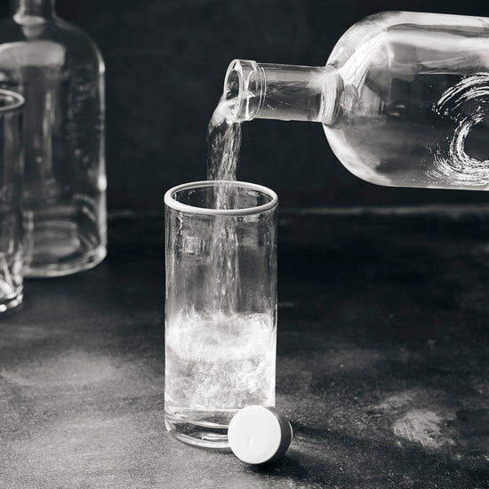 Bottle w. lid, NVStill, Clear