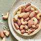Almonds & cashew nuts, roasted & salted