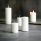 Pillar candle, White