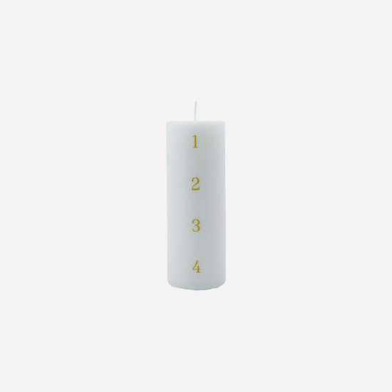 Advent candle, HDStart, Hvid