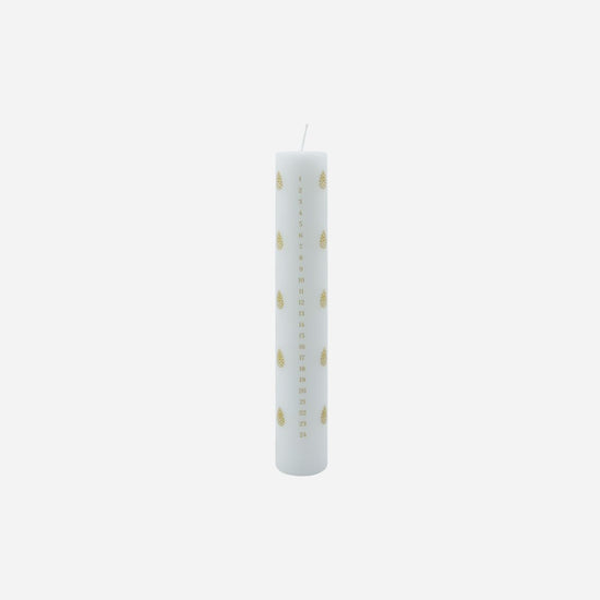 Calendar candle, HDEvery, White