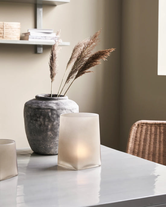 Candle holder, HDMade, Light brown
