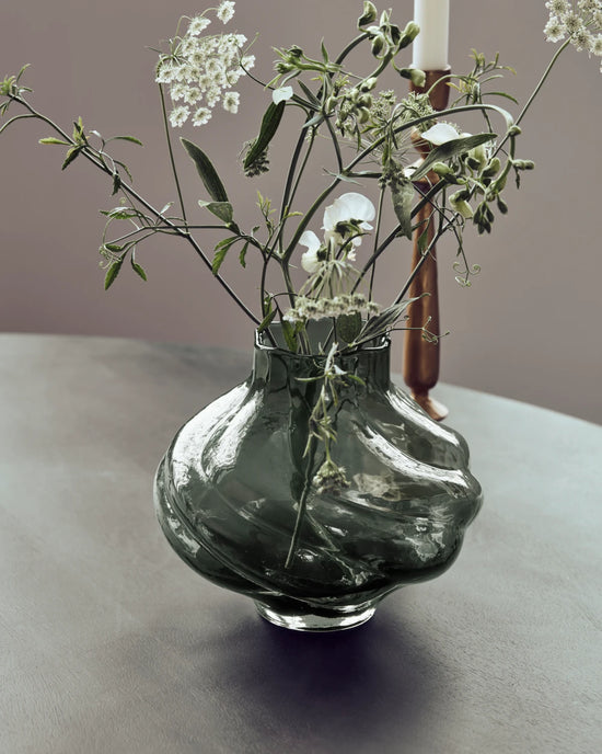 Vase, HDTurn, Rauchgrau