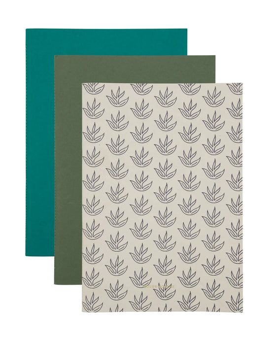 Notizbuch, HDDraw, White/Turqouise/Green