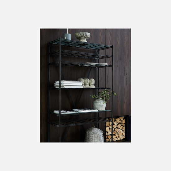 Shelving unit, HDGany, Black