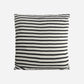 Cushion cover, HDHDStripe, Black;Grey