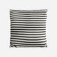 Cushion cover, HDHDStripe, Black, Grey