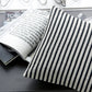 Cushion cover, HDHDStripe, Black;Grey