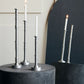 Candle stand, HDJersey, Silver oxidized