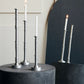 Candle stand, HDJersey, Silver oxidized