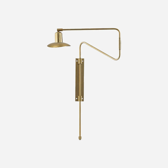 Wall lamp, HDSwing, Brass
