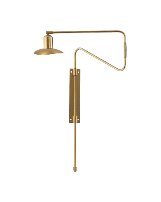 Wall lamp, HDSwing, Brass