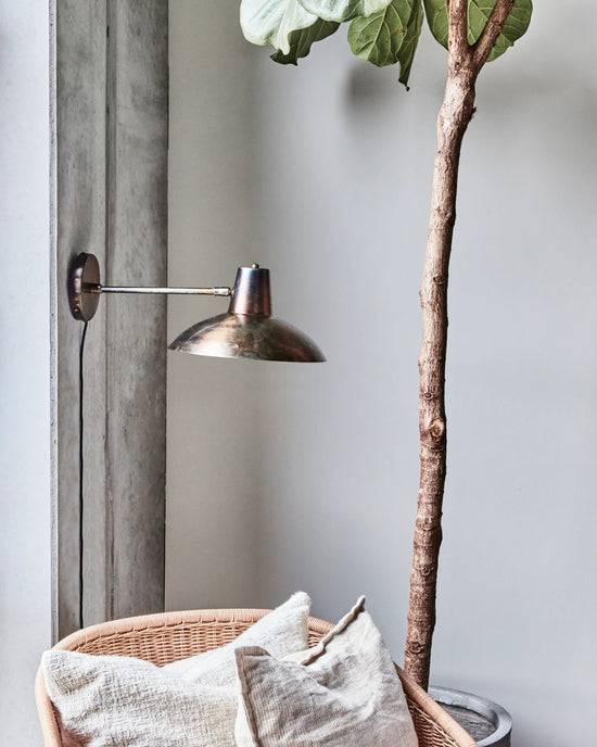 Wall lamp, HDDesk, Antique brown