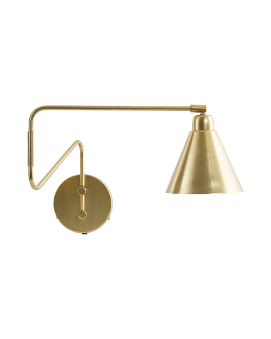 Wandleuchte, Game, Messing