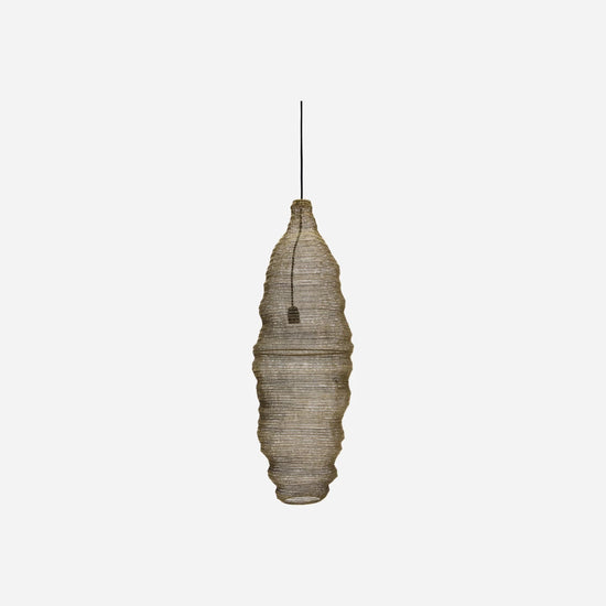 Lampe, HDMesh, Antikes Champagner-Silber-Finish