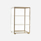 Schrank, Glass, Messing