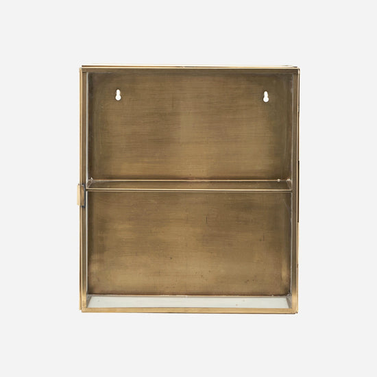 Vitrineskab, HDGlass, Messing