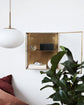 Cabinet, HDGlass, Brass