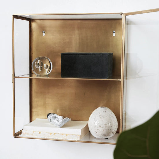Cabinet, HDGlass, Brass