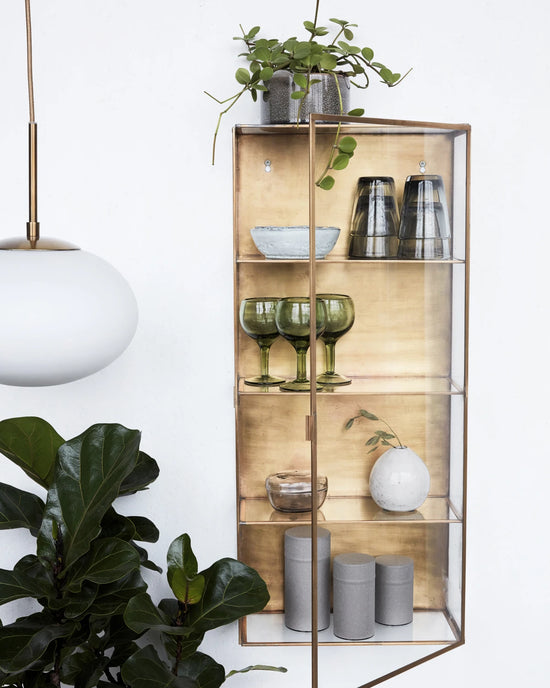 Cabinet, HDGlass, Brass