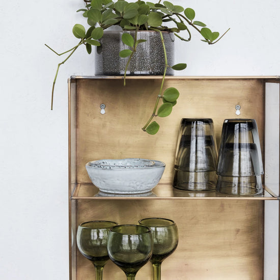 Cabinet, HDGlass, Brass