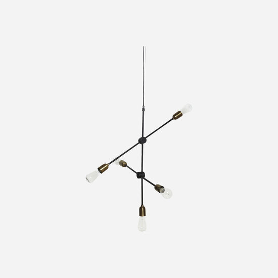 Lamp, HDMolecular, Black;Brass