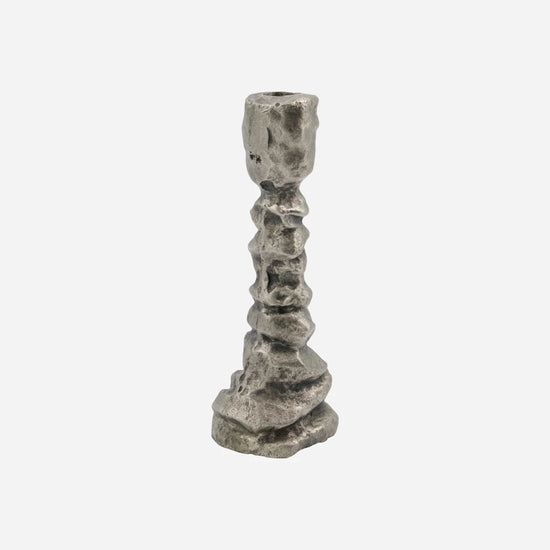 Candle stand, HDRaku, Antique silver