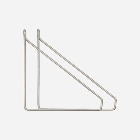 Brackets, HDApart, Brushed silver