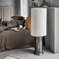 Floor lamp, HDRafi base with HDShade, Antique brown, Off-white, Black