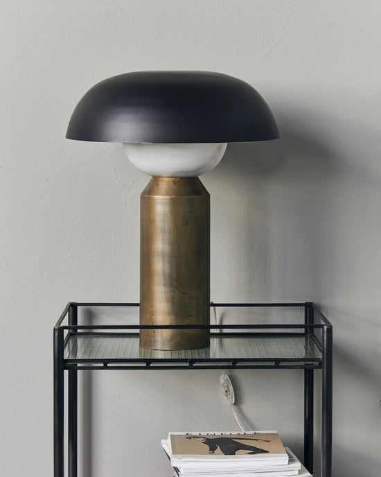 Table lamp, HDBig fellow, Antique brass finish