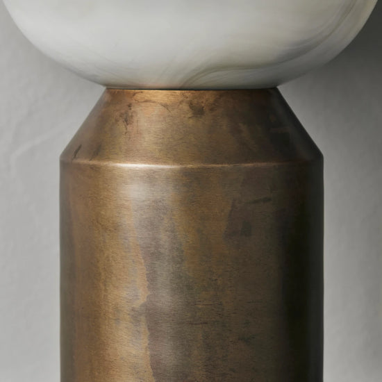 Table lamp, HDBig fellow, Antique brass finish