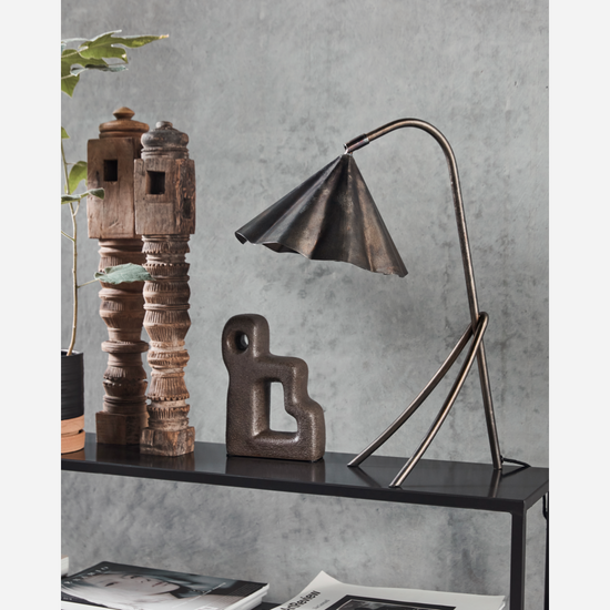Bordlampe, HDFlola, Antik brun