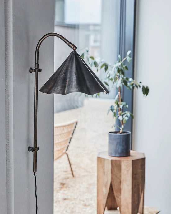 Wall lamp, HDFlola, Antique brown