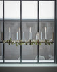 Candle holder, HDMaxi, Antique brass finish