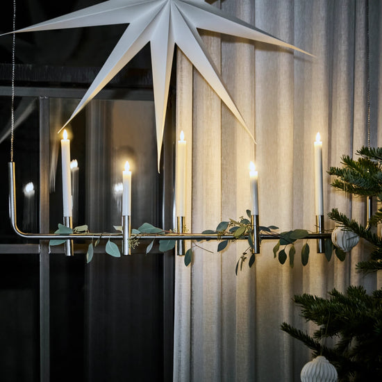 Kerzenständer, HDMaxi, Antik-Silber