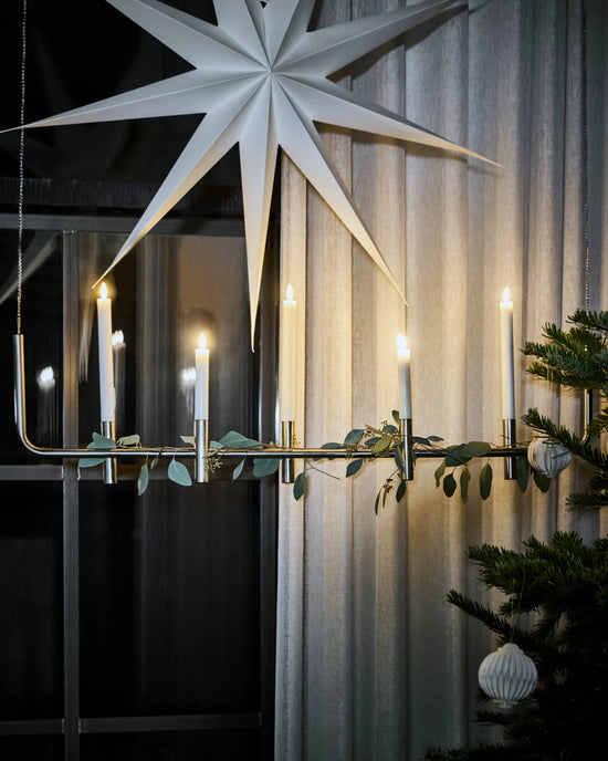 Candle holder, HDMaxi, Antique silver finish