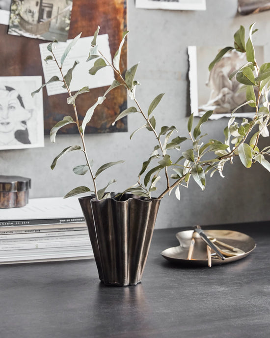 Vase, HDFlood, Antik brun
