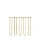 Wine Glass Shelf, HDStilio, Antique gold finish
